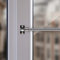 Cafehausstange (Silber Chrome / 75-125cm), Gardinenstange 50 bis 225 cm Länge ausziehbar, in vielen Farben, für Bistrogardinen, leichte Vorhänge