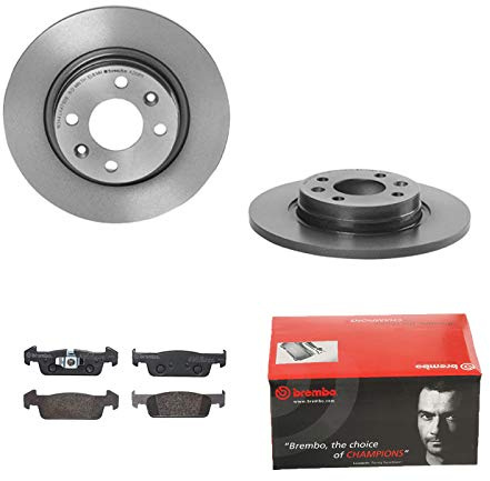 BREMBO 2 Bremsscheiben COATED Ø260mm + Beläge vorne für passend für Dacia Sandero 2