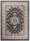 Carpeto Orientteppich Teppich Schwarz 140 x 200 cm Medaillon Klassisch Muster - Wohnzimmer Schlafzimmer Esszimmer