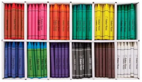Baker Ross FE417 Buntstifte im Vorteilspack, 288 Stück, Scrapbooking-Zubehör, Kunstbedarf für Kinder, Buntstifte für Kinder