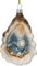SIKORA Auster mit Perle besondere Weihnachtskugel Glas Christbaumschmuck Deko Figur Weihnachten Anhänger Ornament - Meisterstücke - BS732