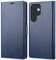 OCASE Custodia Samsung S22 Ultra, Cover Samsung S22 Ultra 5G Interno TPU Antiurto Portafoglio [RFID Blocking] [Carta Fessura] Custodie in Pelle per Samsung Galaxy S22 Ultra (6,8 Pollici) - Blu