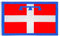 PHENO FLAGS Bandiera del Piemonte - Bandiera piemontese 90x150 cm con occhielli in ottone - Bandiera resistente alle intemperie per asta della bandiera - 100% poliestere
