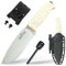 JEO-TEC Nº3: Couteau de Survie Bushcraft Randonnée Camping Chasse, Lame INOX MOVA-58, Étui de Kydex, Fabriqué en Espagne