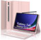 Tastiera per Samsung Galaxy Tab S10 Plus 2024, Galaxy Tab S9/S9FE Plus Tastiera 12.4, Cover Tastiera Bluetooth Italiano Retroilluminata per Samsung S10+/S9+/S9 FE+ 12.4 Pollici 2024/2023, Rosa chiaro