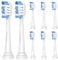 Trustnice Replacement Toothbrush Heads Compatible with Philips Sonicare Toothbrush, Brush Heads Fit for Other Snap-On Handles, 8 Pack (White)
