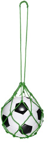 PATIKIL Solo Fußballtraining Ballnetz, Fußball Kick Übungs-Bungee-Jonglier-Netz Fußballtrainingsausrüstung für Jugendliche und Erwachsene, passend für Ballgröße 3, 4, 5, Grün