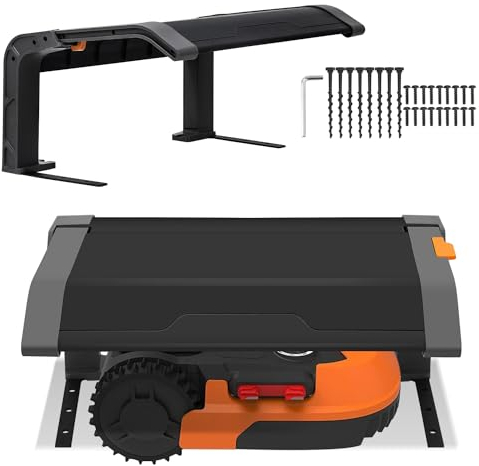 Hebitod Garage pliable pour robot tondeuse - Toit pliable pour tondeuse robot à gazon - Garage pour le jardin - Résistant aux intempéries et aux UV - Feuilles - Montage facile