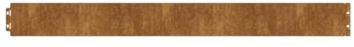 vidaXL Bordure per Prato 50 pz 10x103 cm Flessibili in Acciaio Corten, Bordi per Giardini, Bordi per aiuole da Giardino, Bordi per paesaggi
