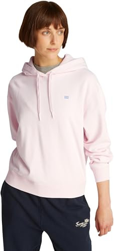Tommy Hilfiger Damen Hoodie Contrast Flag Regular Fit, Rosa (Light Pink), S