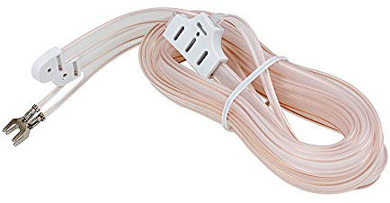 Wdfnexalai Antena dipolo FM interior tipo T, receptor estéreo de 300 ohmios, antena transparente para interiores