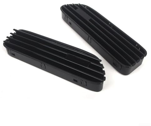 2 x Kotflügel-Lüftungsgitter, für BMW E46, für M3 2001–2006, schwarze Seitengitter, Kotflügel-Entlüftungsgitter, für BMW E46, für M3 2001–2006