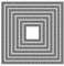 Bira Craft Stanzschablone, verschiedene Designs, quadratisch, 120 x 120 mm