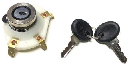 Zündschloss Schlosssatz mit 2 Schlüsseln passend für Vespa PX 80 125 150 200, P125X, PX200E, Rally, Primavera, ET3 – Zündung Schloss