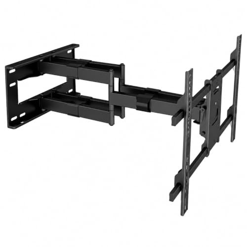 Multibrackets Long Reach Dual 91 TV Wandhalterung mit 91 cm Auszug für 50–86 Zoll, VESA 100x100 bis 800x400, 60 kg, Schwenkbar, Schwarz.
