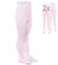 LaLoona - Lot de 2 Paires de Collant Bebe Fille et Garçon - Collants Extensibles avec Large Elastique Plat et Haute Teneur en Coton - rose