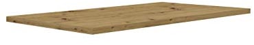 FORTE Tischsystem: Tischplatte aus Holzwerkstoff in Artisan Eiche, 160 x 3,8 x 90 cm