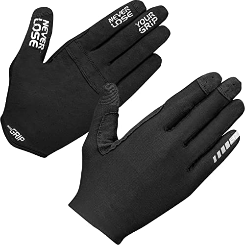 GripGrab Aerolite InsideGrip Langfinger Profi MTB Race Handschuhe Ungepolsterte rutschfeste Sommer Radsporthandschuhe