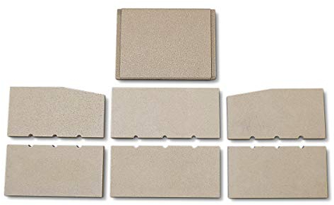 Feuerraumauskleidung für Fireplace Solferino Kaminöfen - Vermiculite - 7-teilig