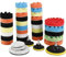 Homtone 36 Stück Auto Polierschwamm Polierpad Set, 125mm & 76mm Polierschwamm Auto Polierpad für Poliermaschine Polierauflage Schleifmaschine