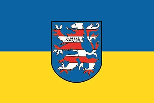 U24 Aufkleber Kindelbrück Flagge Fahne 8 x 5 cm Autoaufkleber Sticker