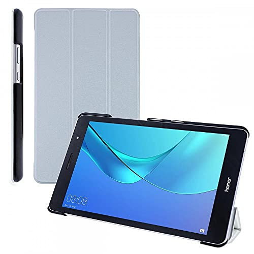 COOVY® Custodia protettiva ultra sottile con funzione di supporto per Huawei Mediapad T3 8 (8), colore: Bianco