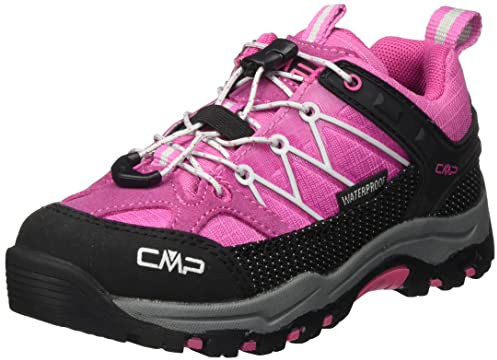 CMP Rigel Low Trekking Wp Walking Shoe, Malva-Stone, 35 EU, 3Q54554