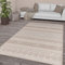 TT Home In-& Outdoor Teppich Wetterfest Balkon Küche Wohnzimmer Boho Rauten Design, Farbe: Beige, Größe:80x150 cm
