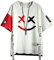 Hello MrLin Herren Techwear Japanisches Harajuku Streetwear Hip Hop Kurzarm T-Shirt Weiß, S