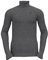 Odlo Herren Funktionsunterwäsche Langarm Shirt mit Reißverschluss ACTIVE WARM ECO, odlo steel grey melange, XXL