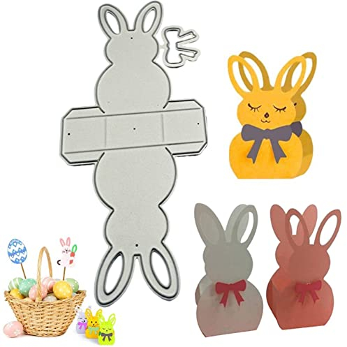 Stanzmaschine Stanzschablone, Stanzschablonen Ostern Hase Scrapbooking Prägeschablonen, Stanzformen Schablonen Für Scrapbooking, Handwerk Prägen DIY Herstellung Ostern Geschenk Cutting Dies (C)