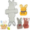 Stanzmaschine Stanzschablone, Stanzschablonen Ostern Hase Scrapbooking Prägeschablonen, Stanzformen Schablonen Für Scrapbooking, Handwerk Prägen DIY Herstellung Ostern Geschenk Cutting Dies (C)