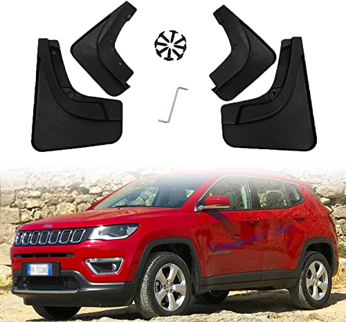 Kit parafanghi per Jeep Compass 2017-2022 accessori parafanghi paraspruzzi 2018 2019 2020 2021 1.3T 1.4T 2.0L 4 pezzi