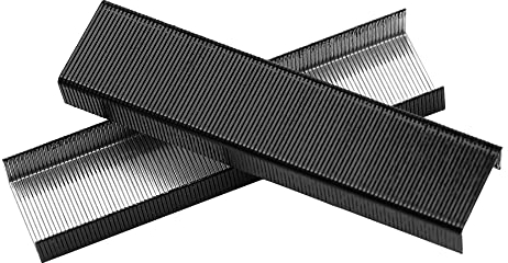 4000 schwarze Heftklammern Standard 1/4 Zoll Länge 26/6 Heftklammern für Standard Schreibtischheftgerät, 4 Boxen mit 1000 Heftklammern, insgesamt 4000 schwarze Heftklammern (schwarz)
