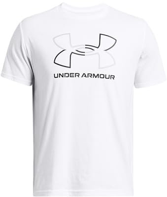 Under Armour UA GL Foundation Update SS - Short Sleeve - Tops - White/Mod Gray/Black - Size: XS