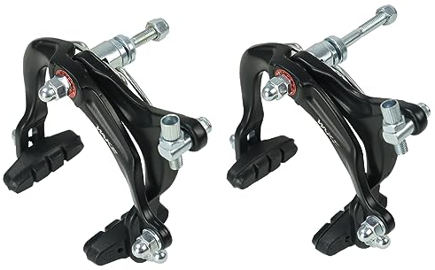 FOMTOR Fahrradbremsen C Brake, 1 Paar Fahrrad Bremsen Set, Rennrad Bremse, Fahrradbremssatz Ersatzteile Zubehör für die Meisten Mountainbikes und Fahrräder, Schwarz