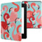 kwmobile Etui Compatible avec Kindle Paperwhite 11e génération - Étui à Rabat magnétique Tablette eReader Similicuir pour Kindle Paperwhite - Fuchsia-Rose Clair-Rouge