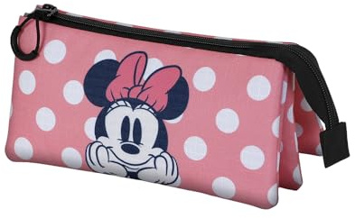 Disney Unisex Kinder 06411 Dreifach Federmäppchen Closer, Rosa, Einheitsgröße