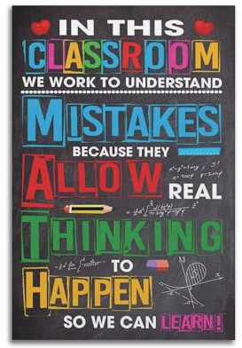 VerimP In This Classroom Poster Vintage Art Poster Wall Art Decor Canvas Poster & Prints Wall Poster For Room Aesthetic 12x18inch(30x45cm) Unframe-style