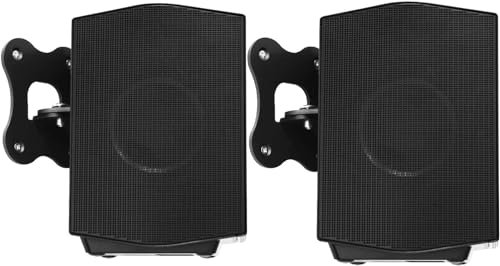 Kompatibel mit Samsung / Q990B / Q990C Lautsprecher Halter Wandhalterung Q990B / Q990C Lautsprecher Ständer Halterung Zubehör Rack,Halterung für Heim-Lautsprecher-Systeme(Schwarz) 2 PCS