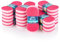 Minky Brites, 24 Pack, Non-Scratch, Anti-Bacterial and Anti-Grease Washing Up Sponge, Cleaning Products, Kitchen Sponge, Scourers, Pink