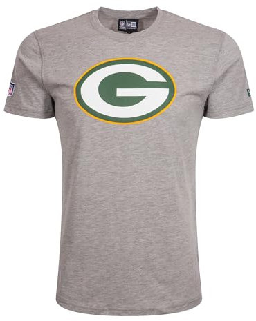 New Era Green Bay Packers NFL Team Logo Grau T-Shirt - XL