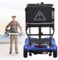 FANGZHL Travel Car Boot Mobility Scooter, Lightweight Folding 4 Wheel Scooter, 270W Brushless Motor, Safe Load-Bearing Capacity 120Kg/265 Lbs