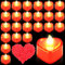 GOMETY Lot de 24 bougies chauffe-plat LED en forme de cœur, 1000 pétales de rose artificiels et 24 bougies chauffe-plat LED sans flamme en forme de cœur, pour mariage, Saint-Valentin, demande en