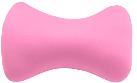 Weiches -Kopfstützen-Rollenkissen, Rückenlehnenkissen, geeignet für Reiseflugzeug, Auto, Schlafsofa, 38 cm × 20 cm Pad Kissenhülle Fell (pink, One Size)