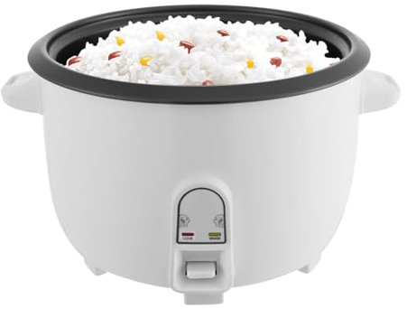 Reiskocher mit Dampfgarer 1900W, 13L Großes Fassungsvermögen, Automatisch Warmhaltefunktion, für Küchen, Hotels, Restaurants, Buffets zum Kochen von Reis