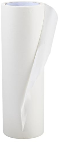 SUPERFINDINGS Masking Tape 30cmx20m Mehrzweckklebeband Strukturiertes Papier Zum Malen Weißes Künstlerklebeband Schutzpapierrolle Transparentpapier Für Maler Bastelarbeiten Abdecken Sockelleisten