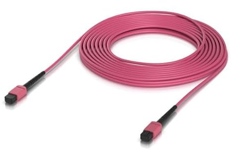 Ubiquiti UACC-OFC-MA-MPMP-10M cavo InfiniBand e in fibra ottica MPO MPO/UPC Rosa (Indoor OM4 multi-mode fiber - patch cable with MPO-12 Type - B UPC connectors designed for 100G applications. 10M - W