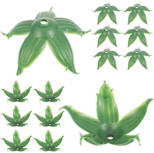 Sépales de Roses Artificielles Verts en Plastique 120 Pièces pour Bricolage | Bouquets et Fleurs Diy, Légers et Faciles à Transporter, Accessoires pour Garçon et Filles
