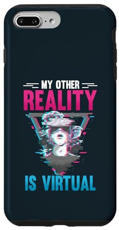 My Other Reality Is Virtual VR Gamer Aesthetic VR Gaming Case for iPhone 7 Plus/8 Plus